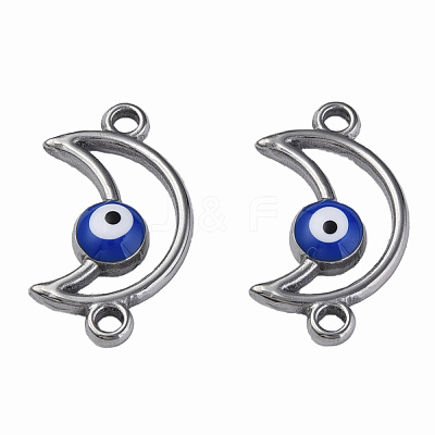 304 Stainless Steel Enamel Connector Charms STAS-N087-61-03P-1