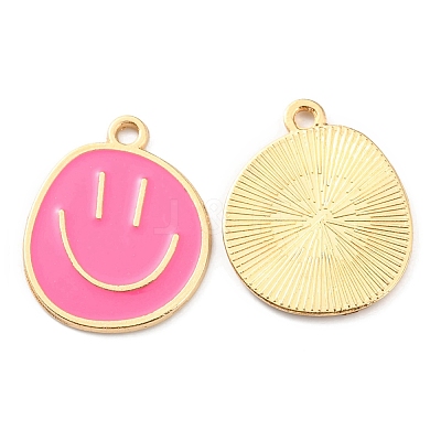 Alloy Enamel Pendants X-ENAM-D051-18G-04-1