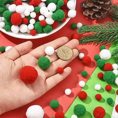 3 sets Polyester Ball Decoration DIY-SC0031-26A-1