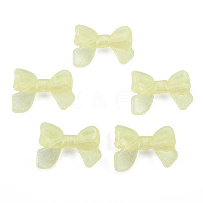 Transparent Luminous Acrylic Beads LS-TACR-T007-11E-1