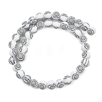 Handmade Polymer Clay Beads Strands PY-CBAEC33-01-1