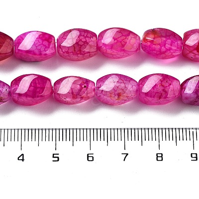 Natural Dragon Veins Agate Beads Strands G-G172-01R-1