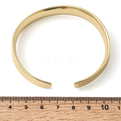 Brass Cuff Bangles BJEW-L718-02G-1