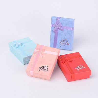 Cardboard Pendant Necklaces Boxes X-BC052-1
