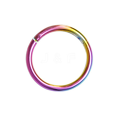 316L Surgical Stainless Steel Hoop Cartilage Earrings WGB51CA-15-1