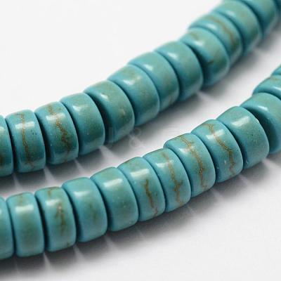 Synthetic Howlite Beads Strand G-P228-01-6mm-1