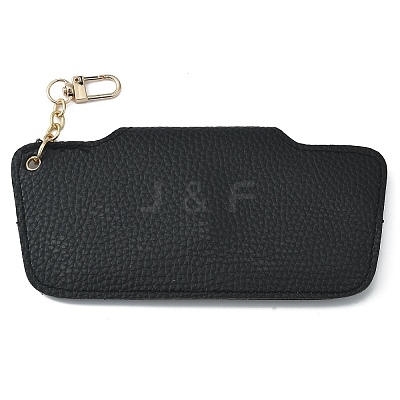 PU Imitation Leather Slim Eyeglasses Pouch AJEW-WH0248-348B-1