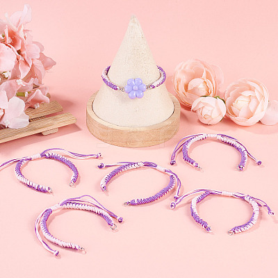 Nylon Thread Bracelets Making AJEW-TAC00103-1