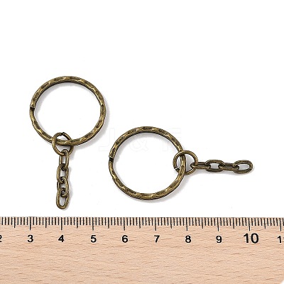 Ring Iron Keychain Findings IFIN-E337-AB-1