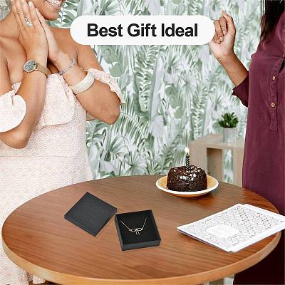 10Pcs 5 Styles Texture Paper Jewelry Gift Boxes OBOX-FS0001-01B-1