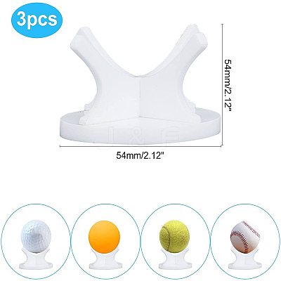 3Pcs Acrylic Hair Pin Displays Stand ODIS-OC0001-20-1