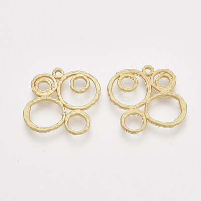 Alloy Open Back Bezel Pendants X-PALLOY-S121-87-1