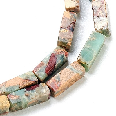 Synthetic Aqua Terra Jasper Beads Strands G-I203-D-1