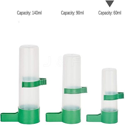 No Drip Small Animal Water Bottle and Plastic Pet Food Scoops AJEW-GA0002-02S-1
