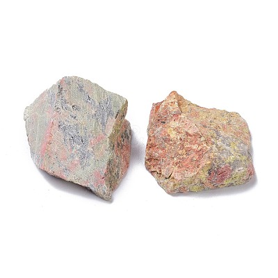 Rough Raw Natural Unakite Beads G-C231-09-1