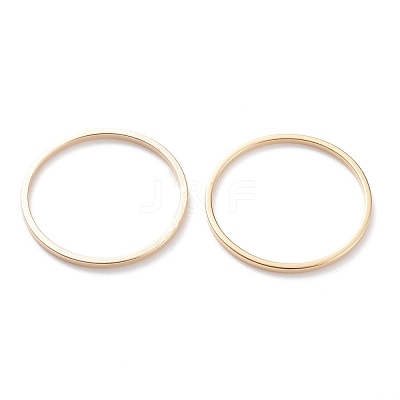 Brass Linking Rings KK-Y003-03H-G-1