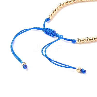 Adjustable Nylon Thread Braided Bead Bracelets Sets BJEW-JB06438-02-1