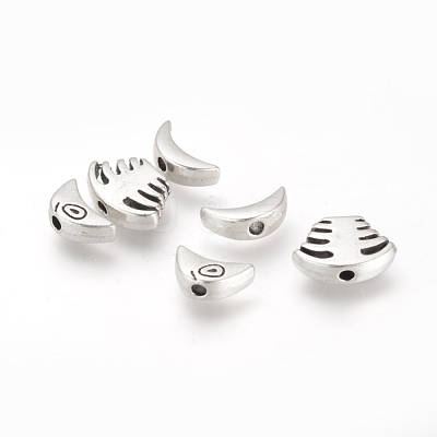 Tibetan Style Alloy Combine Beads X-TIBE-Q070-162AS-RS-1