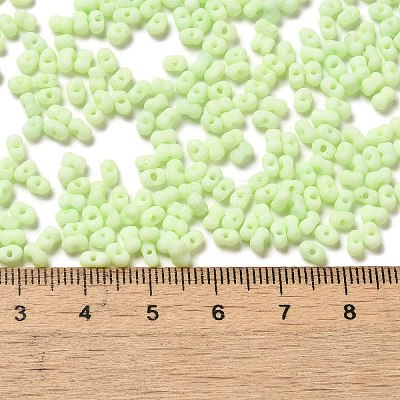 Glass Frosted Seed Beads SEED-K009-05B-06-1