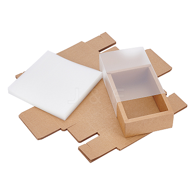 Kraft Paper Jewelry Boxes CON-WH0068-65D-1