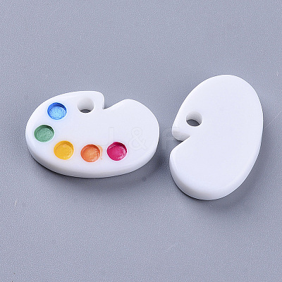 Resin Pendants X-CRES-N021-18-1