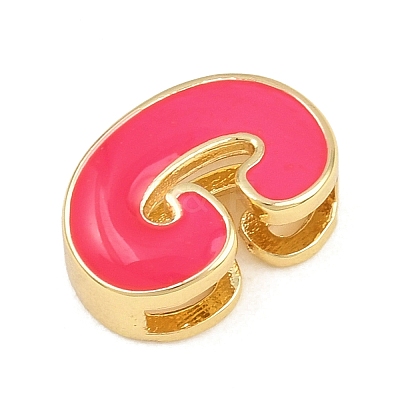 Brass Enamel Beads KK-CBA3FD6-08G-G-1