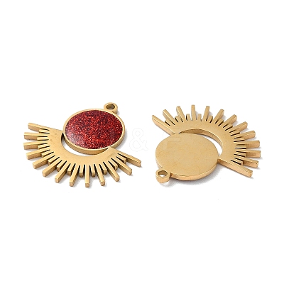Ion Plating(IP) 304 Stainless Steel Pendants X-STAS-C083-09G-02-1