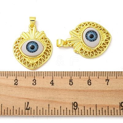 Real 18K Gold Plated Brass Pendants KK-L209-001G-04-1