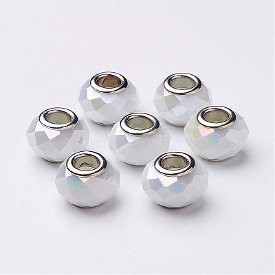 Glass European Beads GPDL-H008-3-1