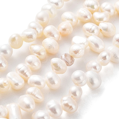 Natural Cultured Freshwater Pearl Beads Strands PEAR-J007-81A-1