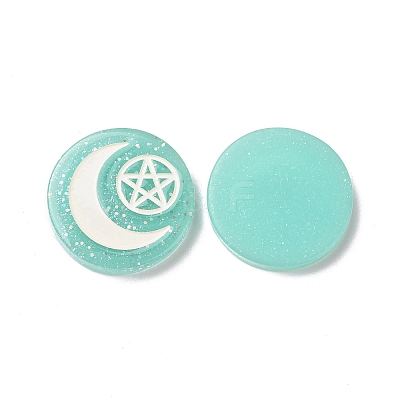 Resin Cabochons RESI-G055-02G-1