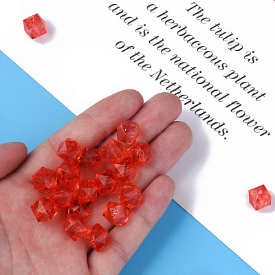 Transparent Acrylic Beads MACR-S373-132-B06-1