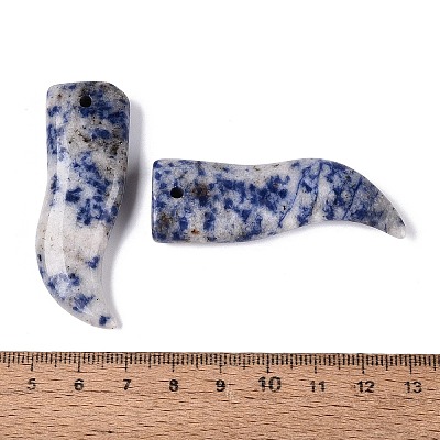 Natural Blue Spot Jasper Big Pendants G-Q601-35-1
