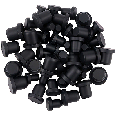 50Pcs 5 Styles Silicone Hole Plugs AJEW-GF0011-62I-1