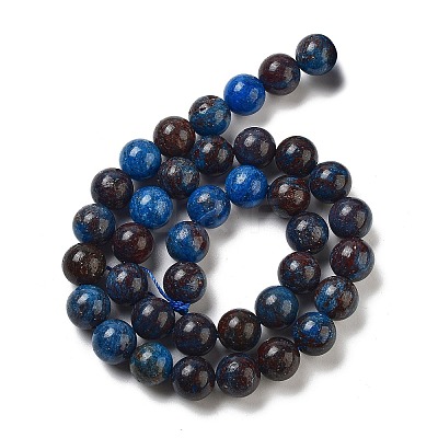 Natural Blue Opal Beads Strands G-H045-A02-6MM-1