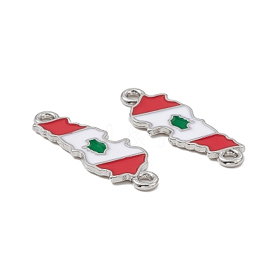 Alloy Enamel Connector Charms FIND-C019-37P-1