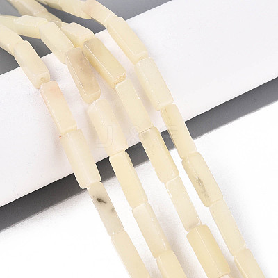 Natural White African Opal Beads Strands G-T141-100B-1