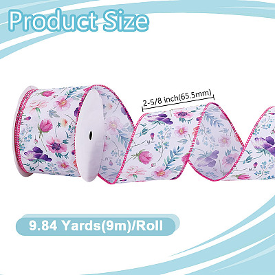 Burlap Ribbon OCOR-WH0105-085-1