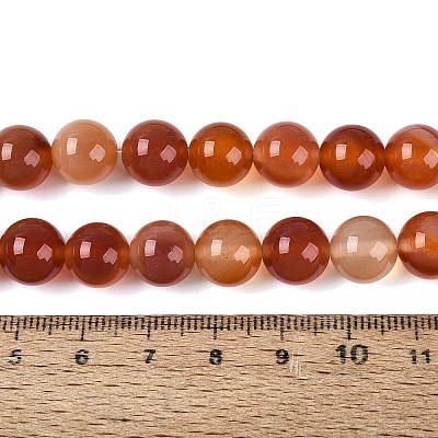 Dyed Natural Agate Beads Strands G-Q606-45A-04-1