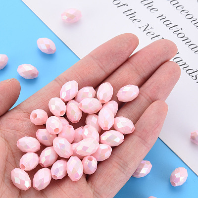 Opaque Acrylic Beads TACR-S153-32I-08-1