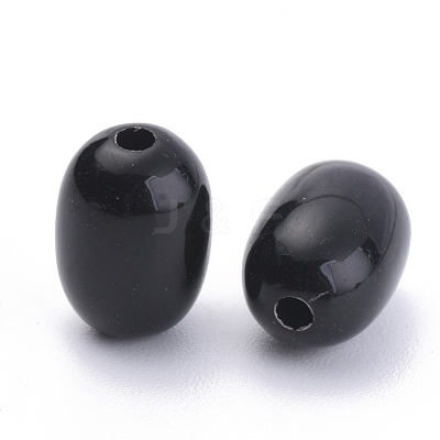 Opaque Acrylic Beads SACR-S300-08C-02-1