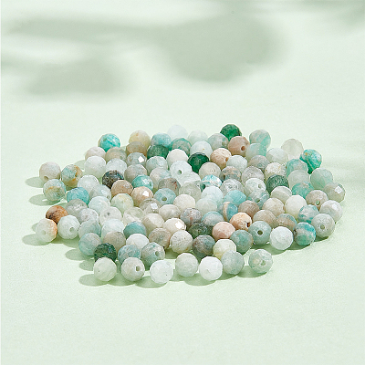 2 Strands Natural Flower Amazonite Beads Strands G-NB0004-59-1