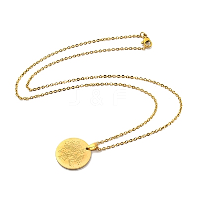Constellation Pendant Necklaces LS-NJEW-S422-04G-06-1