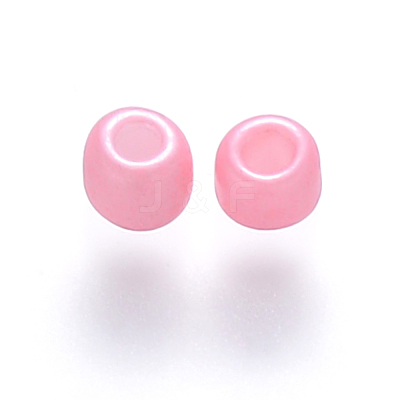 6/0 Baking Paint Glass Round Seed Beads SEED-S036-01C-04-1