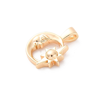 Brass Pendants KK-D360-11G-1