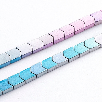 Electroplated Non-magnetic Synthetic Hematite Beads Strands G-L562-01-1