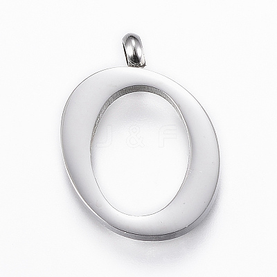 Tarnish Resistant 304 Stainless Steel Pendants LS-STAS-F129-O-P-1