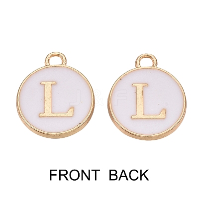 Golden Plated Enamel Alloy Charms ENAM-SZ0001-26A-L-1