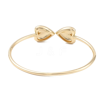 Rack Plating Brass Bangles BJEW-L652-25G-1