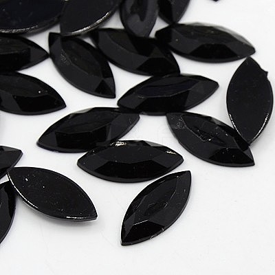 Imitation Taiwan Acrylic Rhinestone Canbochons GACR-A021-9x20mm-18-1